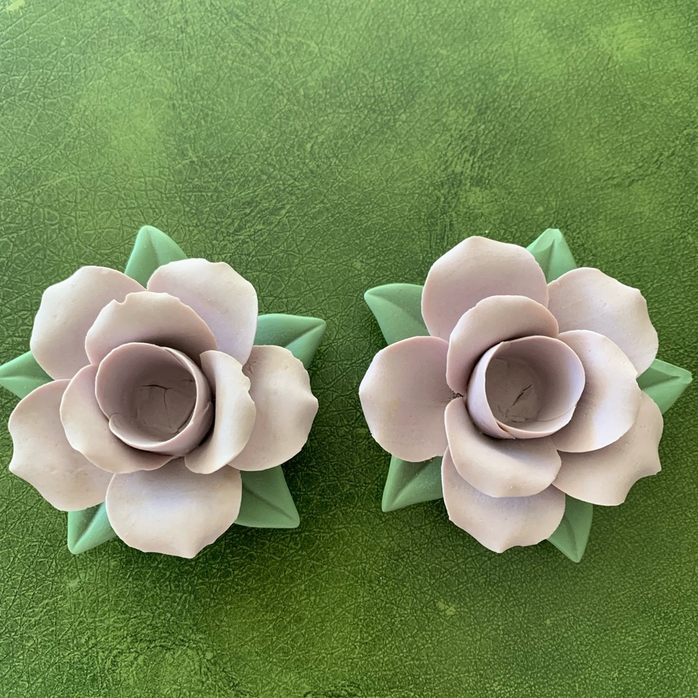 Beautiful Flower Candle Holders